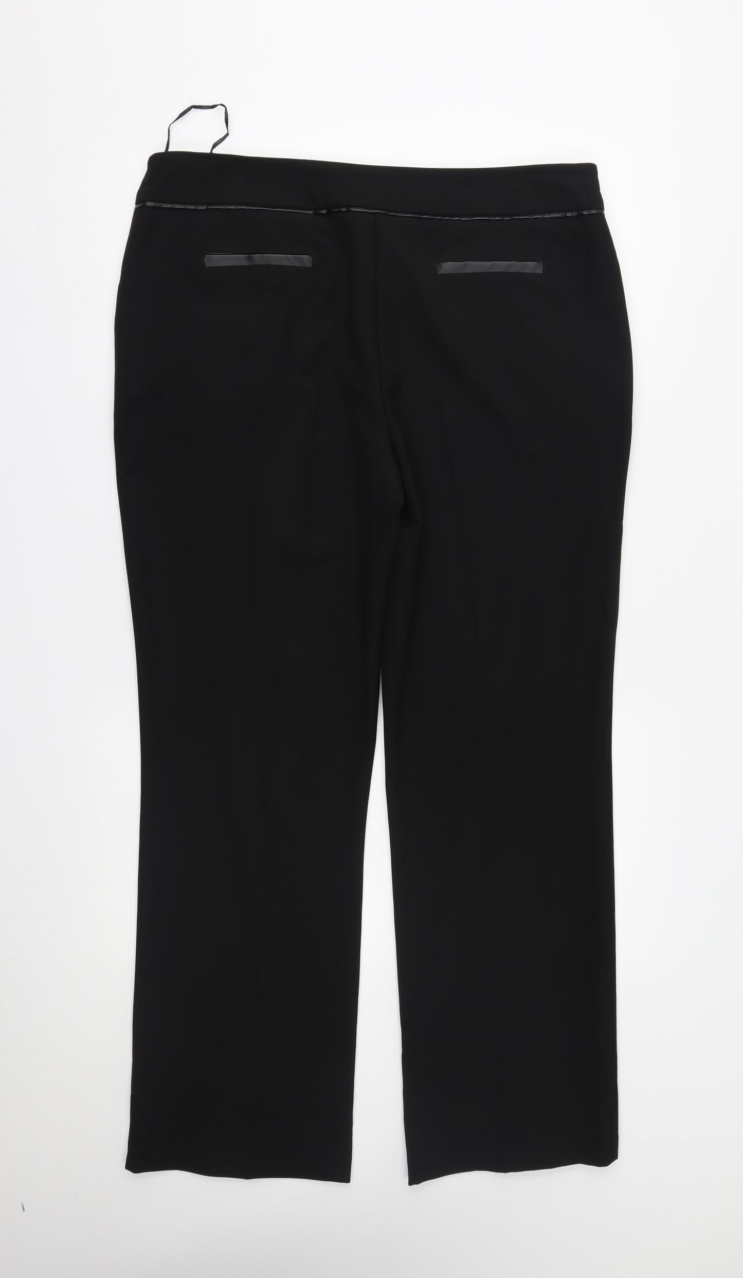George Womens Black   Trousers  Size 16 L28 in