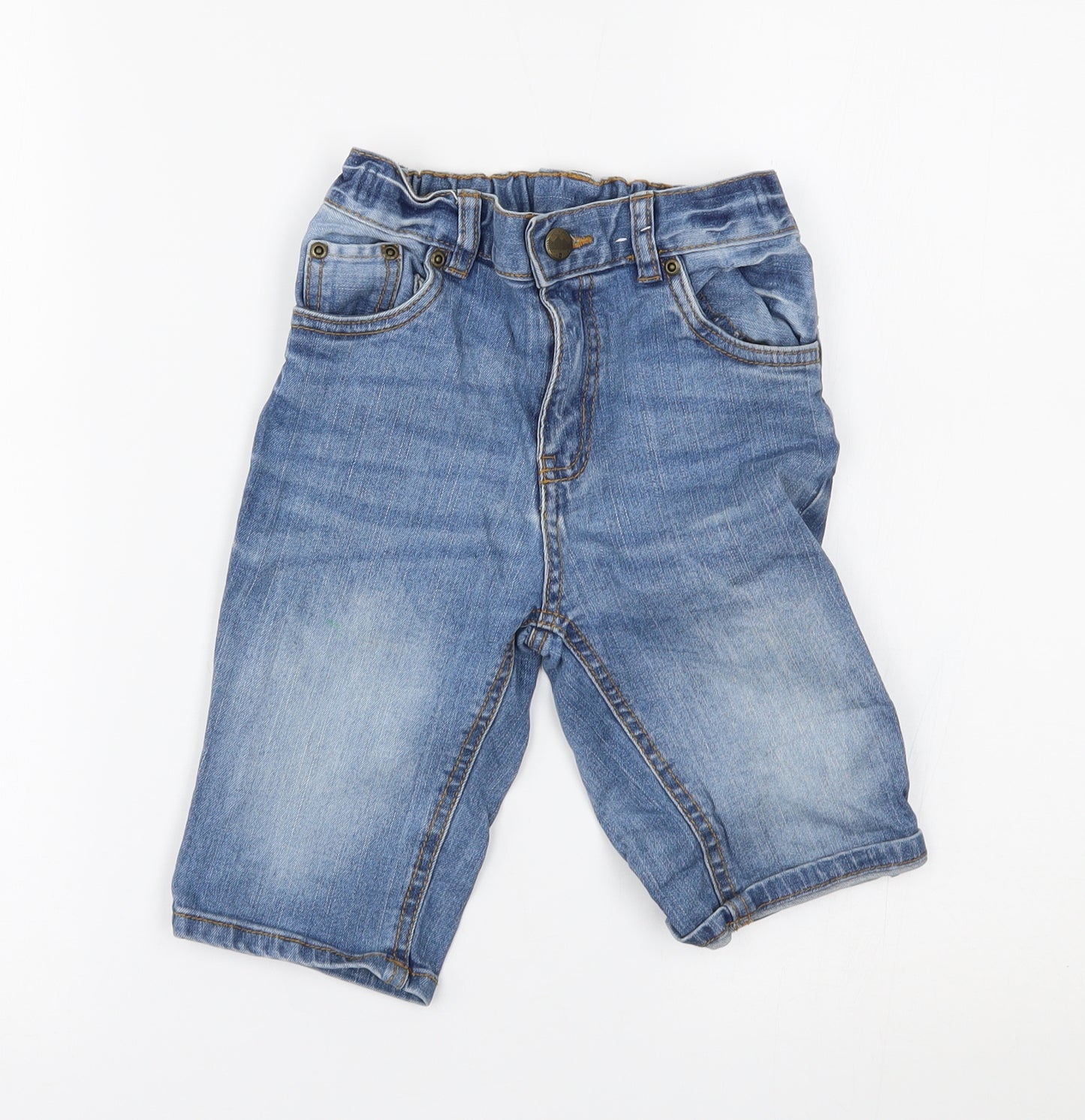 TU Boys Blue  Denim Bermuda Shorts Size 7 Years