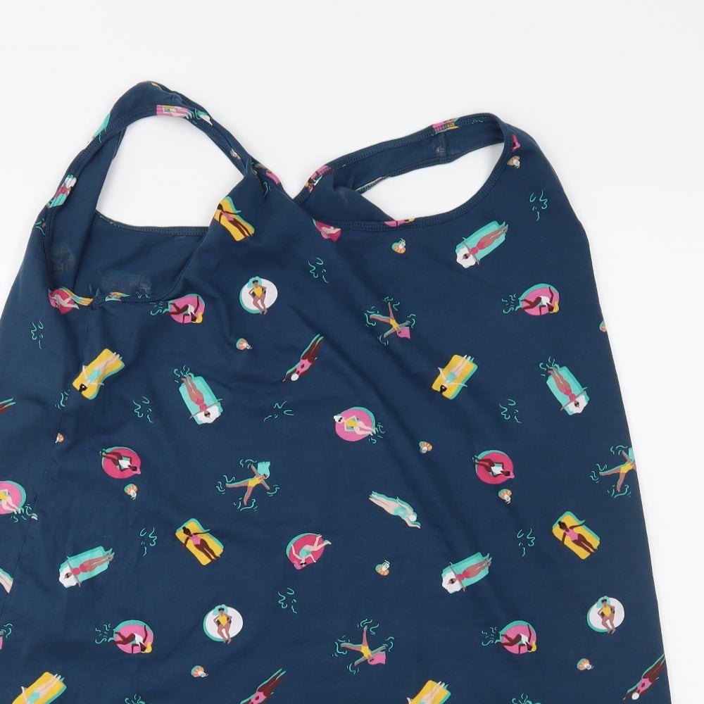 M&S Womens Blue   Basic Tank Size 18