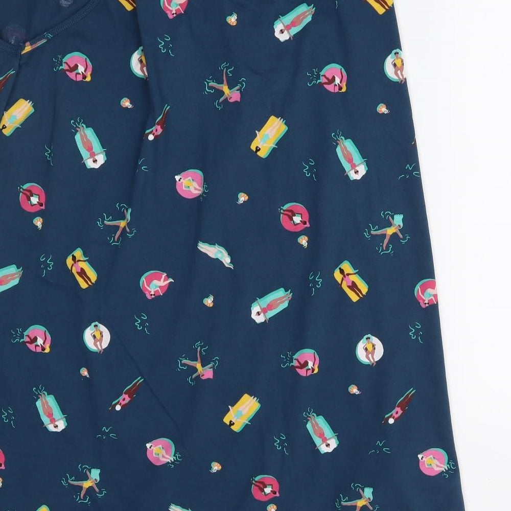 M&S Womens Blue   Basic Tank Size 18