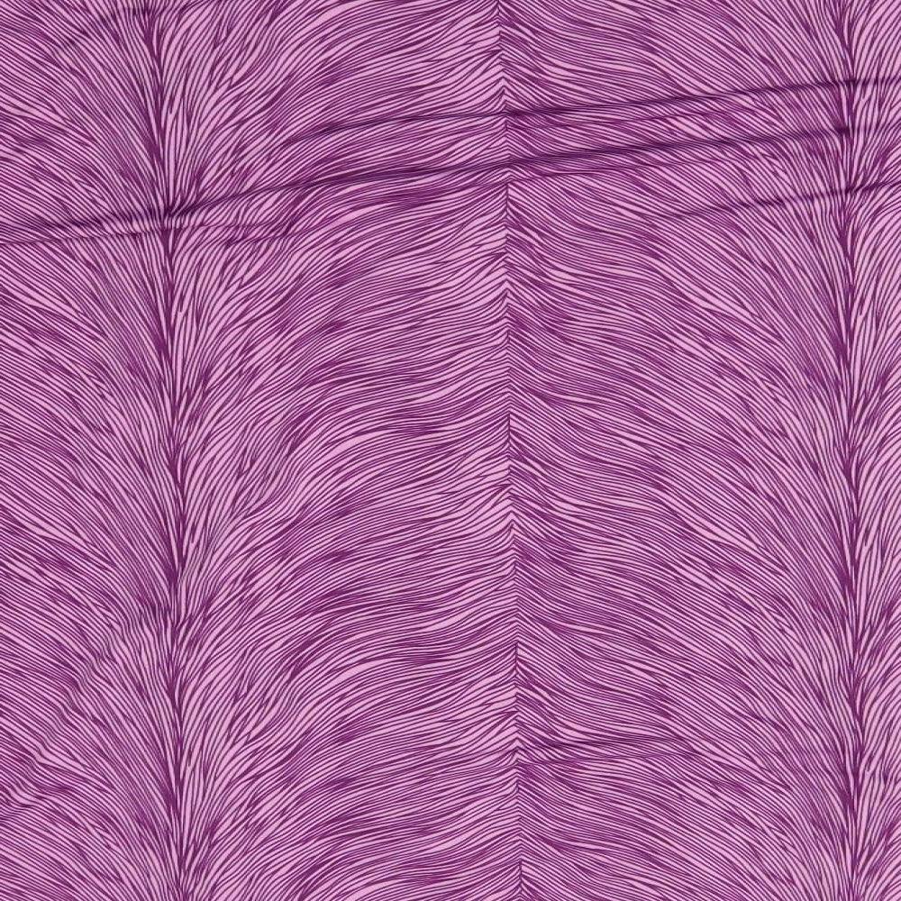 Preworn Womens Purple Floral  Basic Blouse Size 14