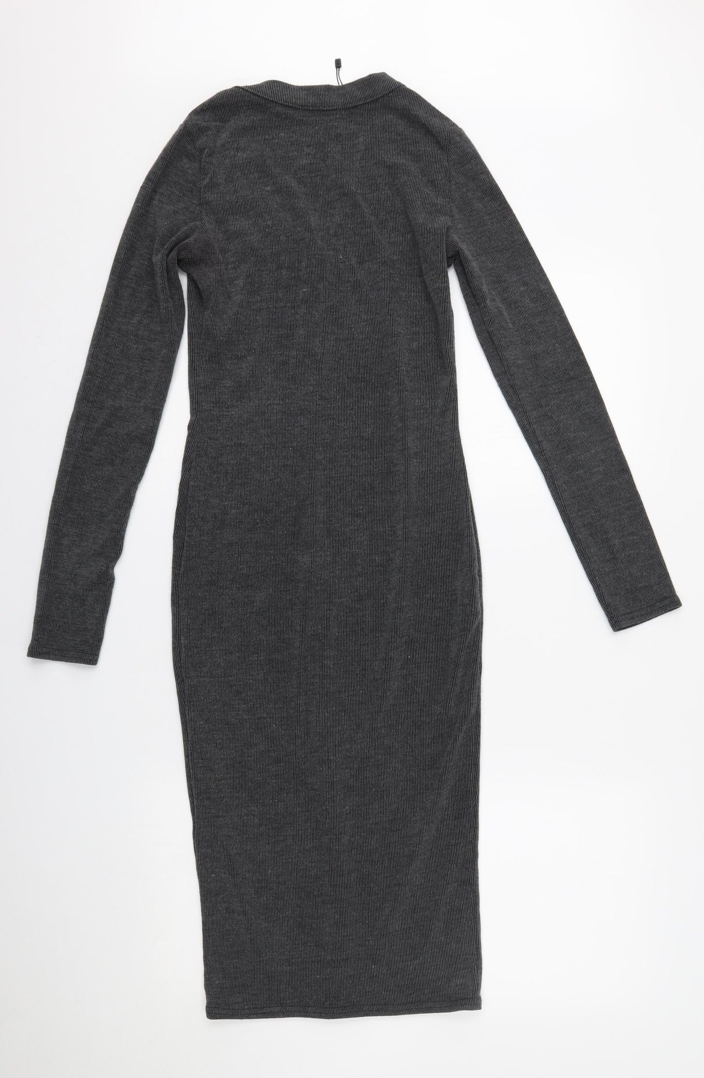PRETTYLITTLETHING Womens Grey   Jumper Dress  Size 8