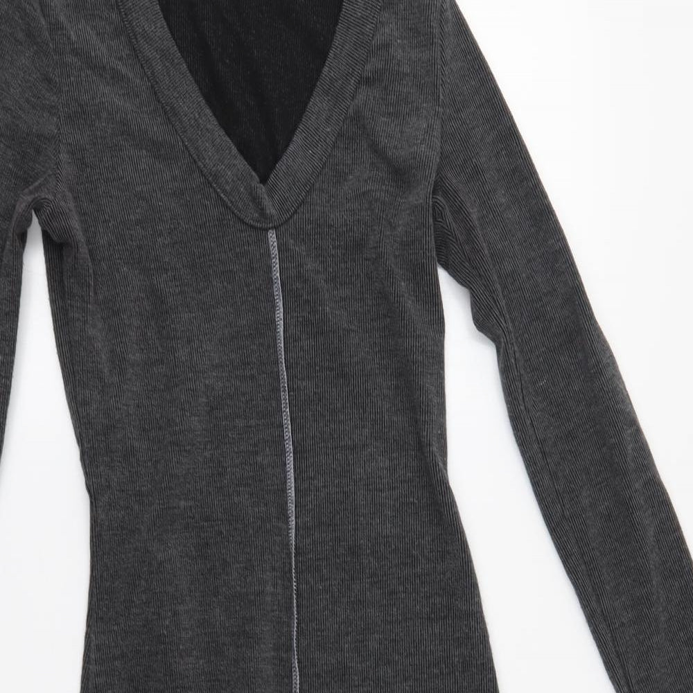 PRETTYLITTLETHING Womens Grey   Jumper Dress  Size 8