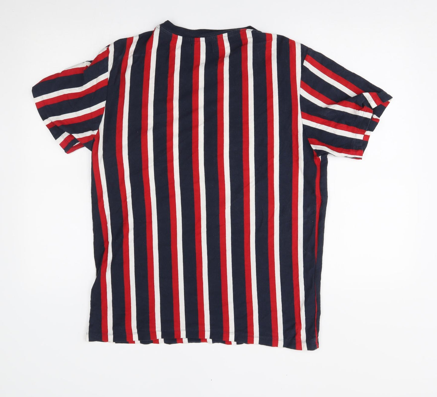 Zara Womens Multicoloured Striped  Basic T-Shirt Size L
