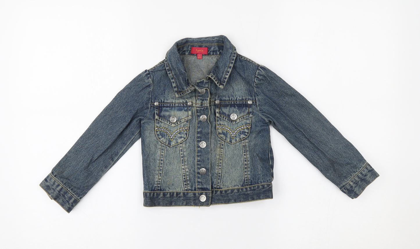 Debenhams Girls Blue   Jacket  Size 3 Years