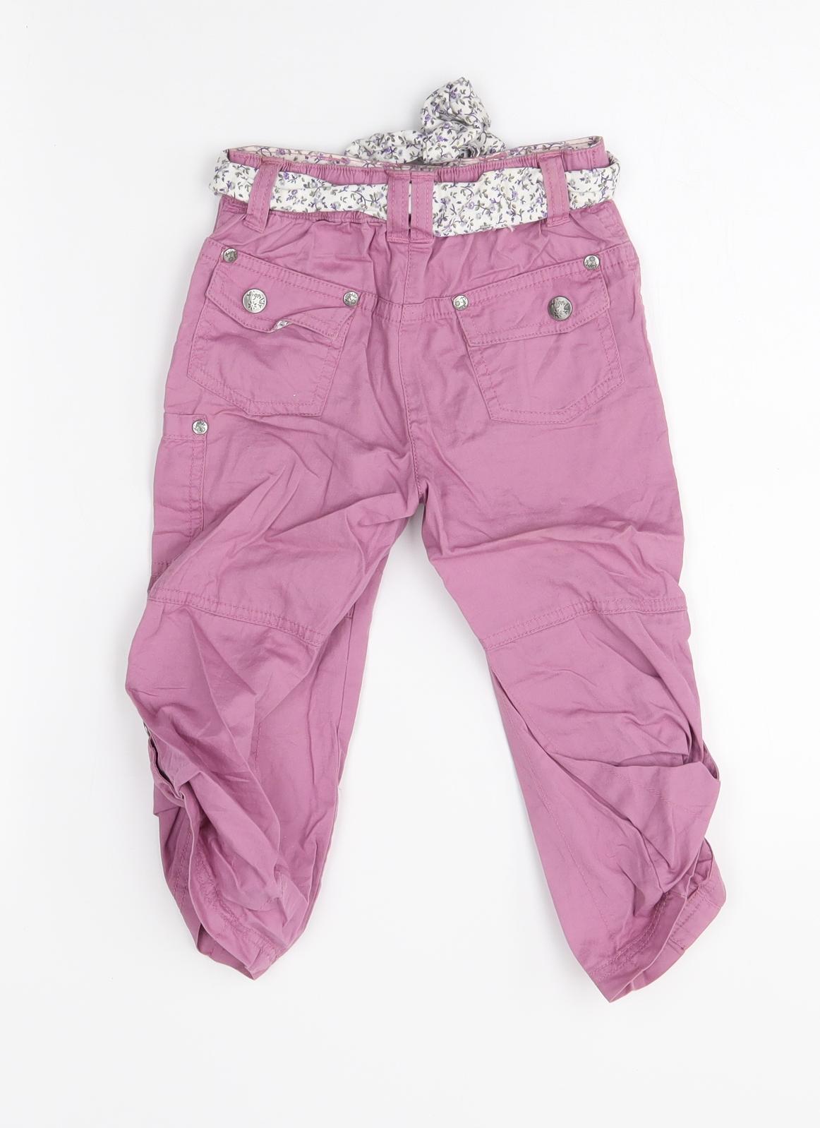 Tigerlily Girls Pink   Cargo Trousers Size 3 Years