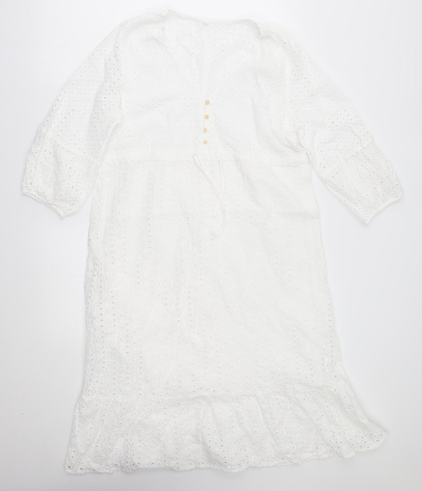 SheIn Womens White   A-Line  Size L