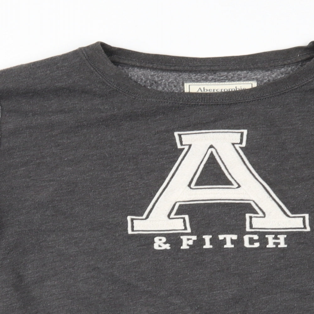 Abercrombie & Fitch Mens Grey   Pullover Jumper Size M