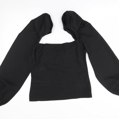 Missguided Womens Black   Basic Blouse Size 12