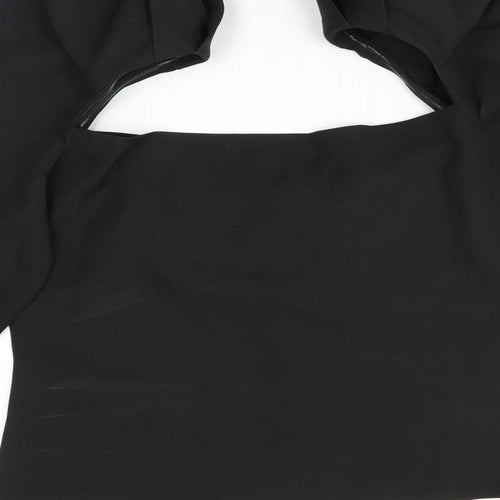 Missguided Womens Black   Basic Blouse Size 12