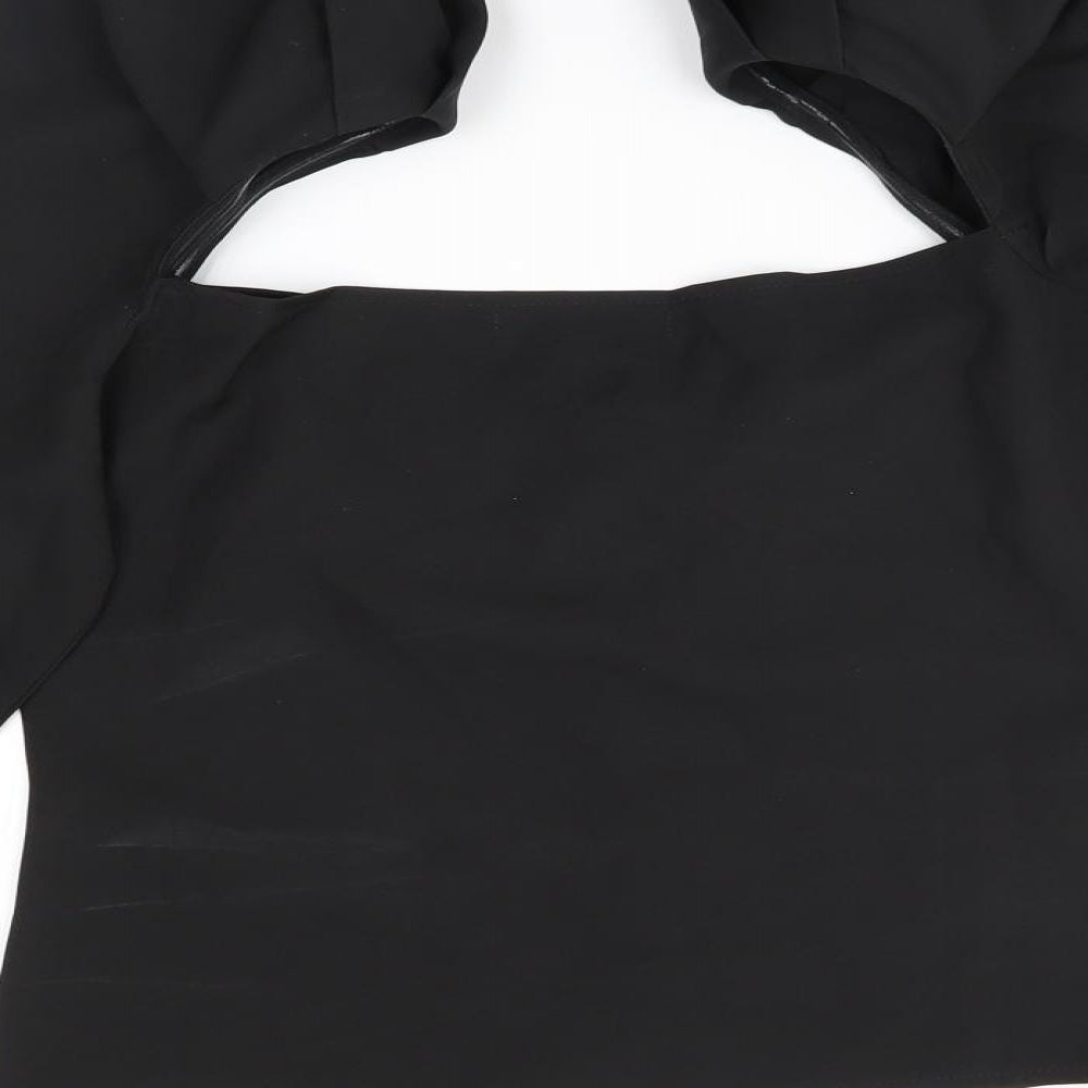 Missguided Womens Black   Basic Blouse Size 12