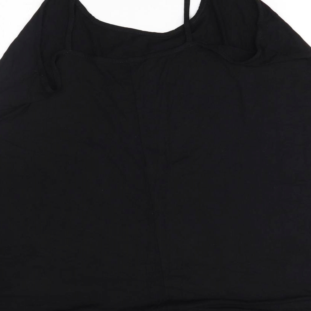 Boohoo Womens Black   Basic Tank Size 18
