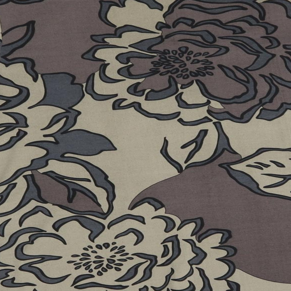 Oscar B Womens Green Floral  Basic Blouse Size 16  - matching set