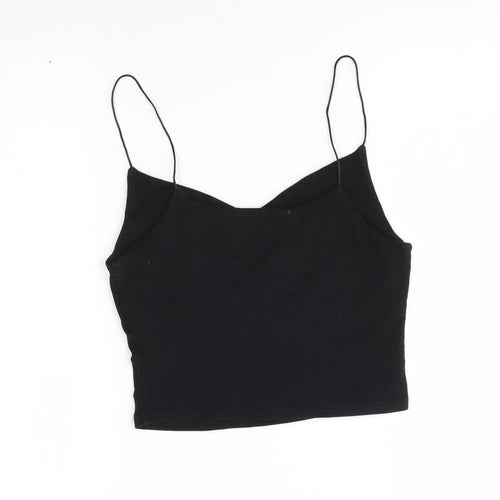 New Look Womens Black   Cropped Tank Size 8