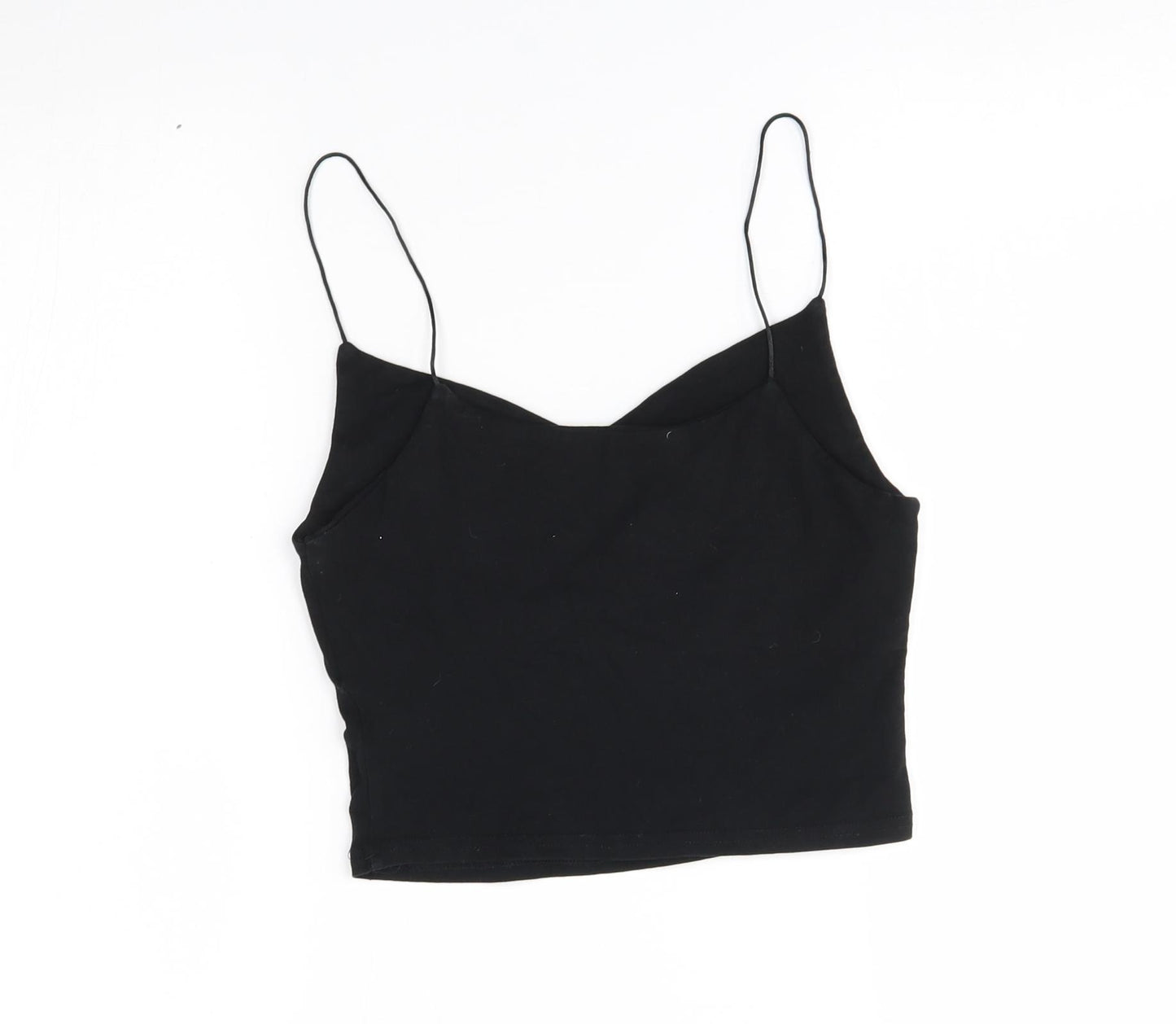 New Look Womens Black   Cropped Tank Size 8