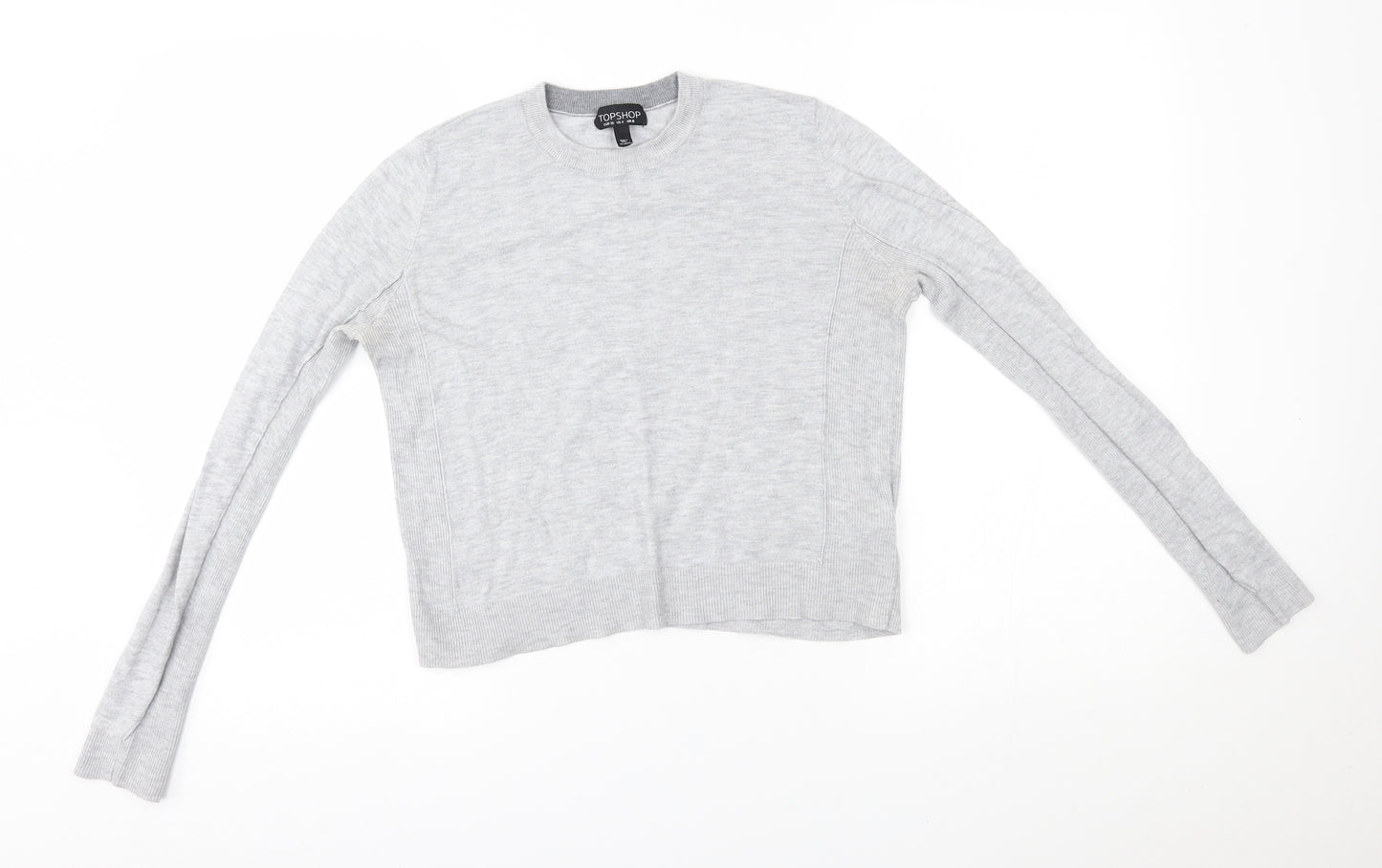 Topshop Womens Grey   Pullover Jumper Size 8