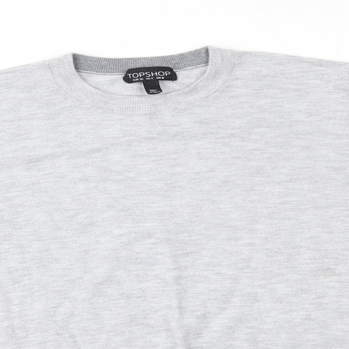 Topshop Womens Grey   Pullover Jumper Size 8