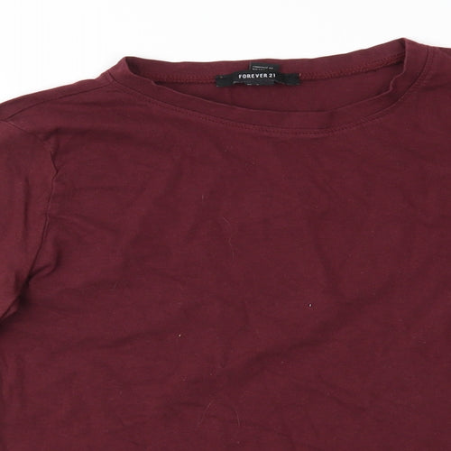 Forever21 Womens Red   Basic T-Shirt Size S