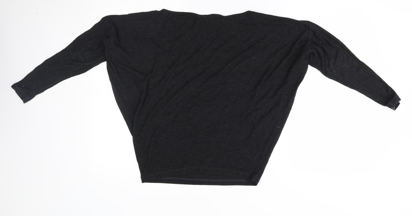 River Island Womens Grey   Basic T-Shirt Size 8