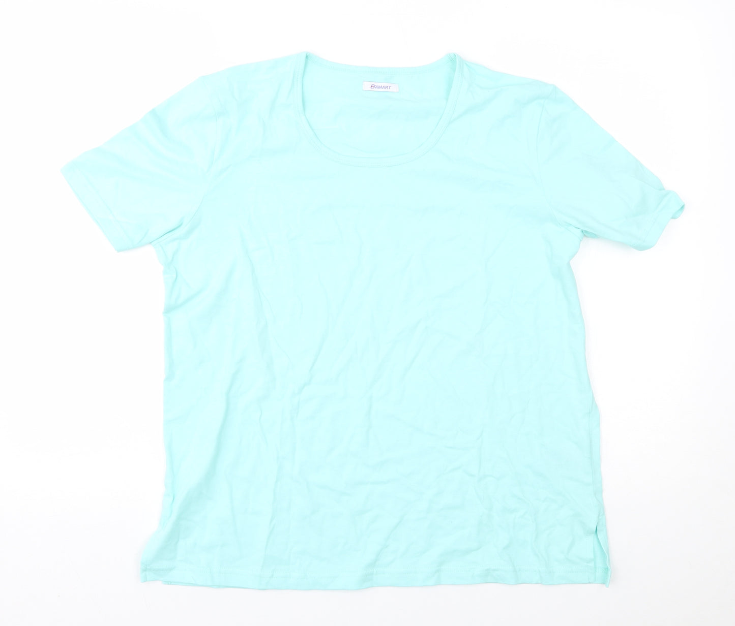 Damart Womens Blue   Basic T-Shirt Size 14