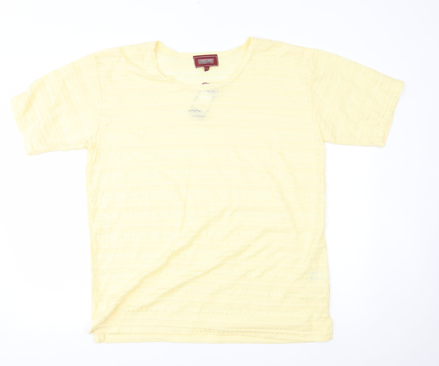 Icecube Womens Yellow   Pullover Jumper Size XL