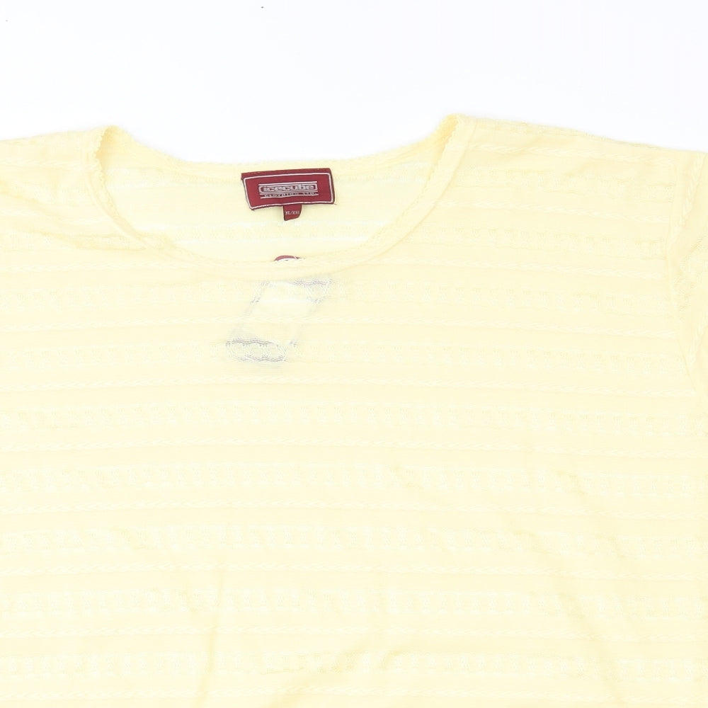Icecube Womens Yellow   Pullover Jumper Size XL