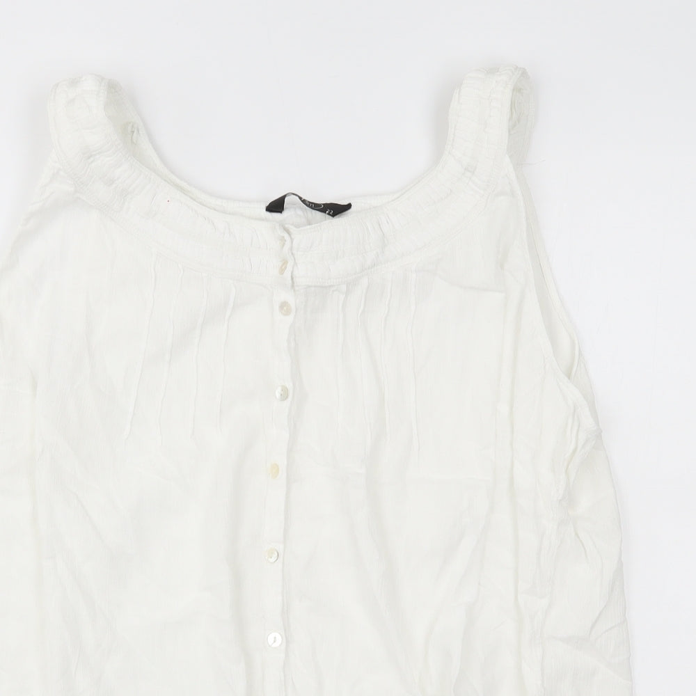 BM Womens White   Basic Blouse Size 22