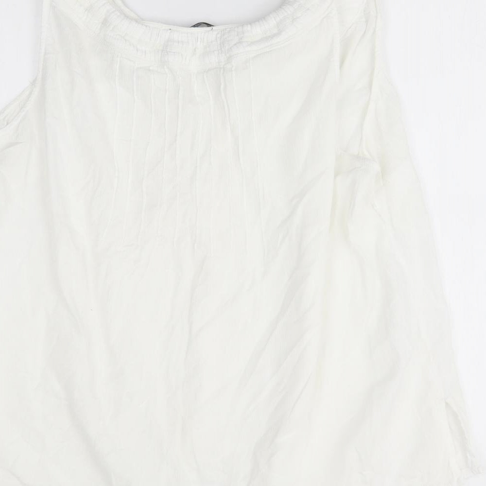 BM Womens White   Basic Blouse Size 22