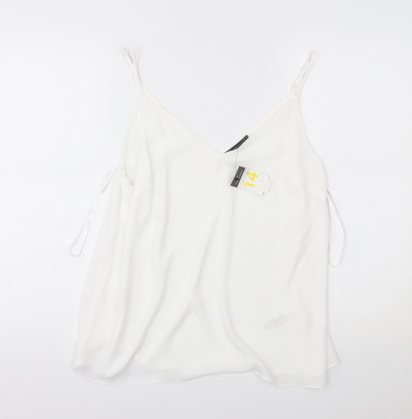 Primark Womens White   Basic Blouse Size 14