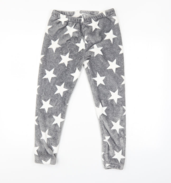 Love To Sleep Girls Grey Pyjama Pants Size 10-11 Years
