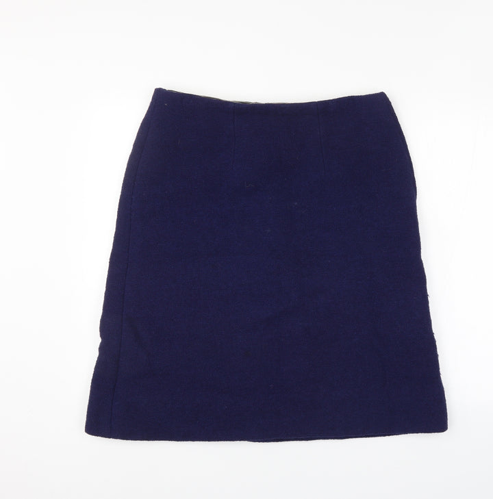 Preworn Womens Blue A-Line Skirt