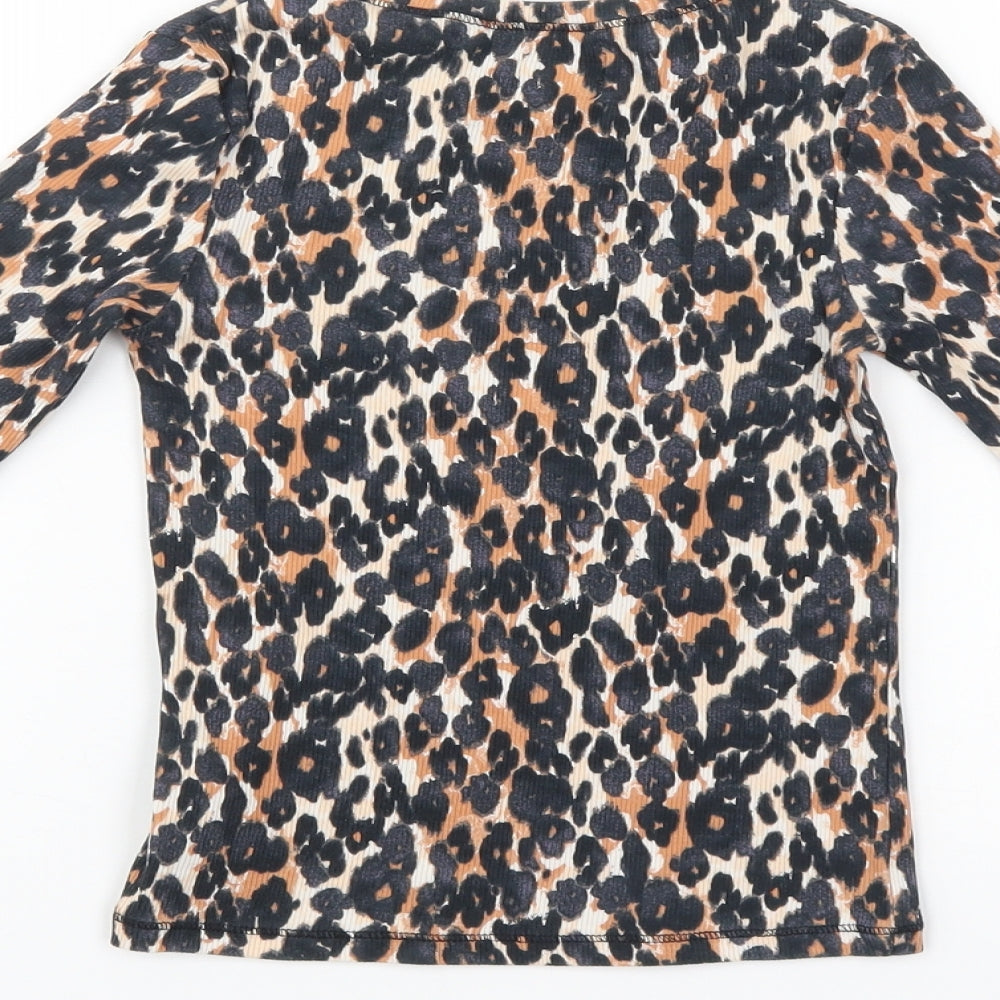 NEXT Girls Multicoloured Animal Print  Pullover Jumper Size 7 Years