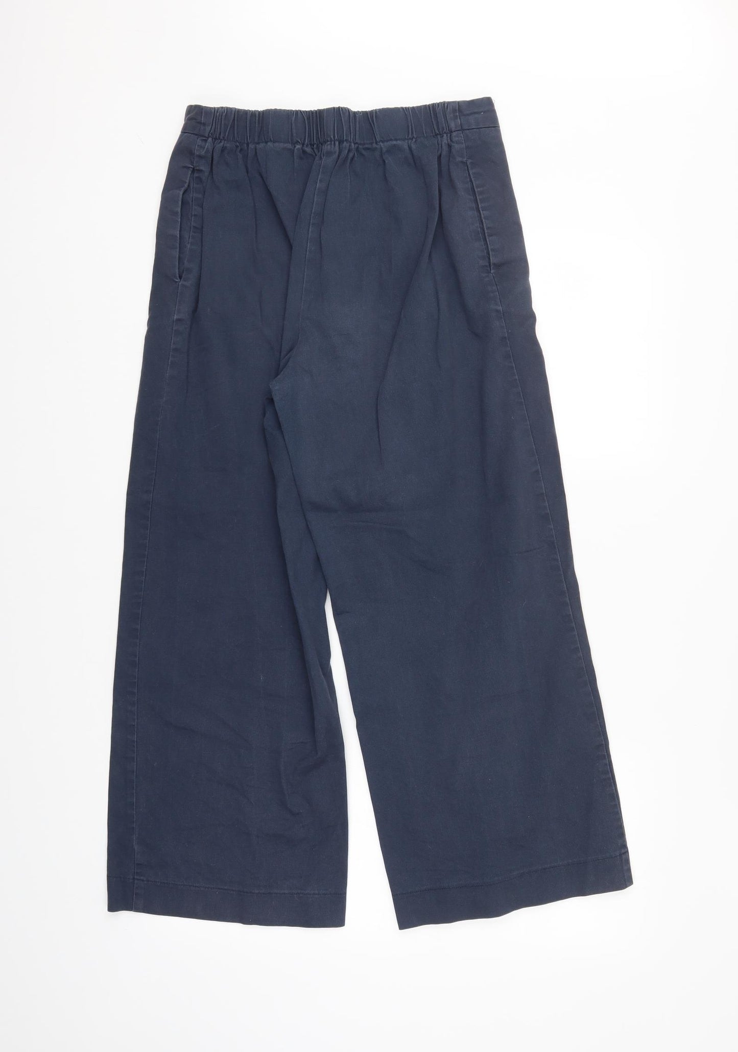 Zara Womens Blue   Cropped Trousers Size M L26 in