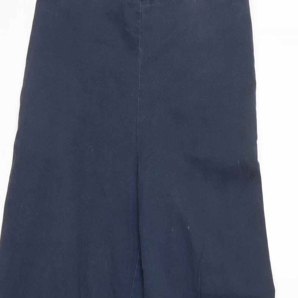 Zara Womens Blue   Cropped Trousers Size M L26 in