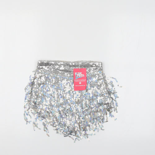 Elsie & Fred Womens Silver   Culotte Shorts Size XS