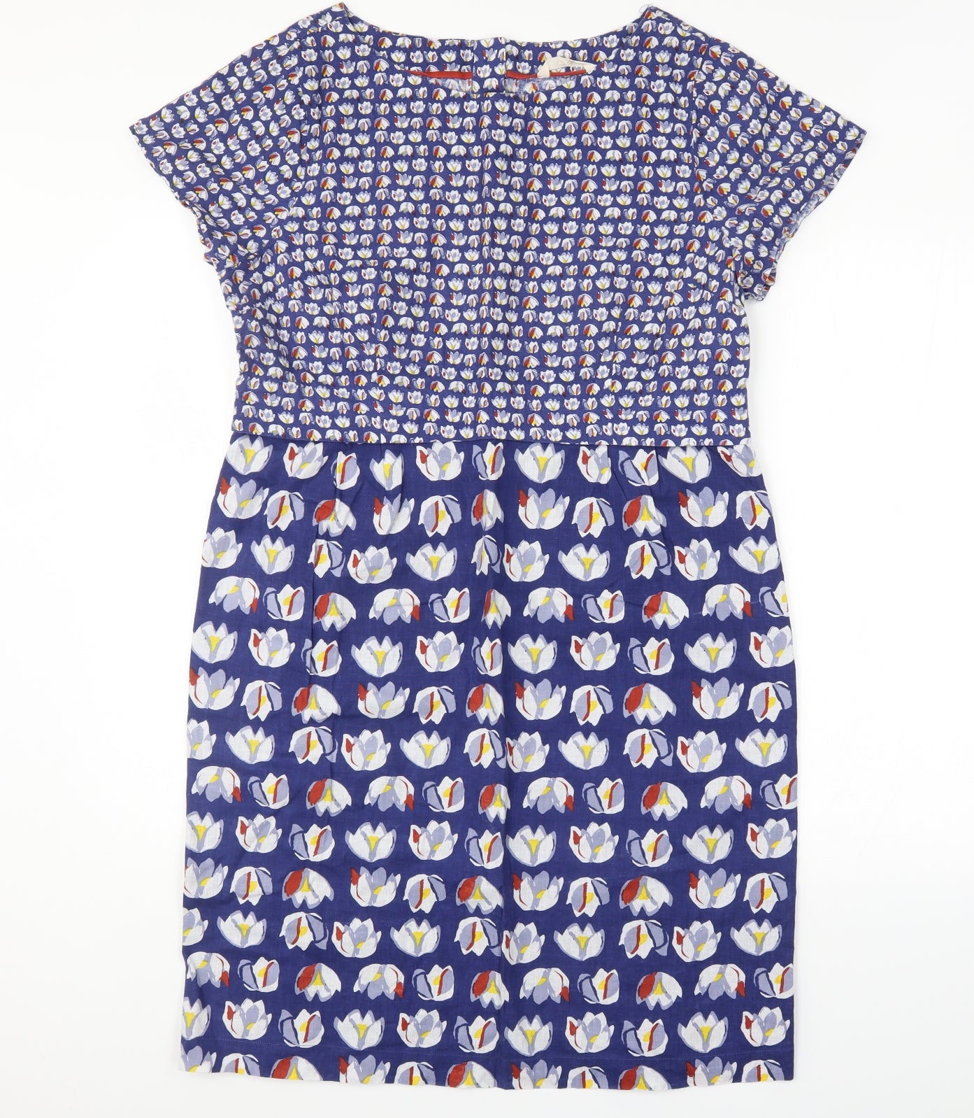 White Stuff Womens Blue Floral  Shift  Size 16