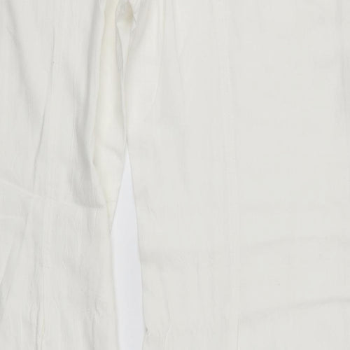 Tatwm Womens White   Trousers  Size 12 L29 in
