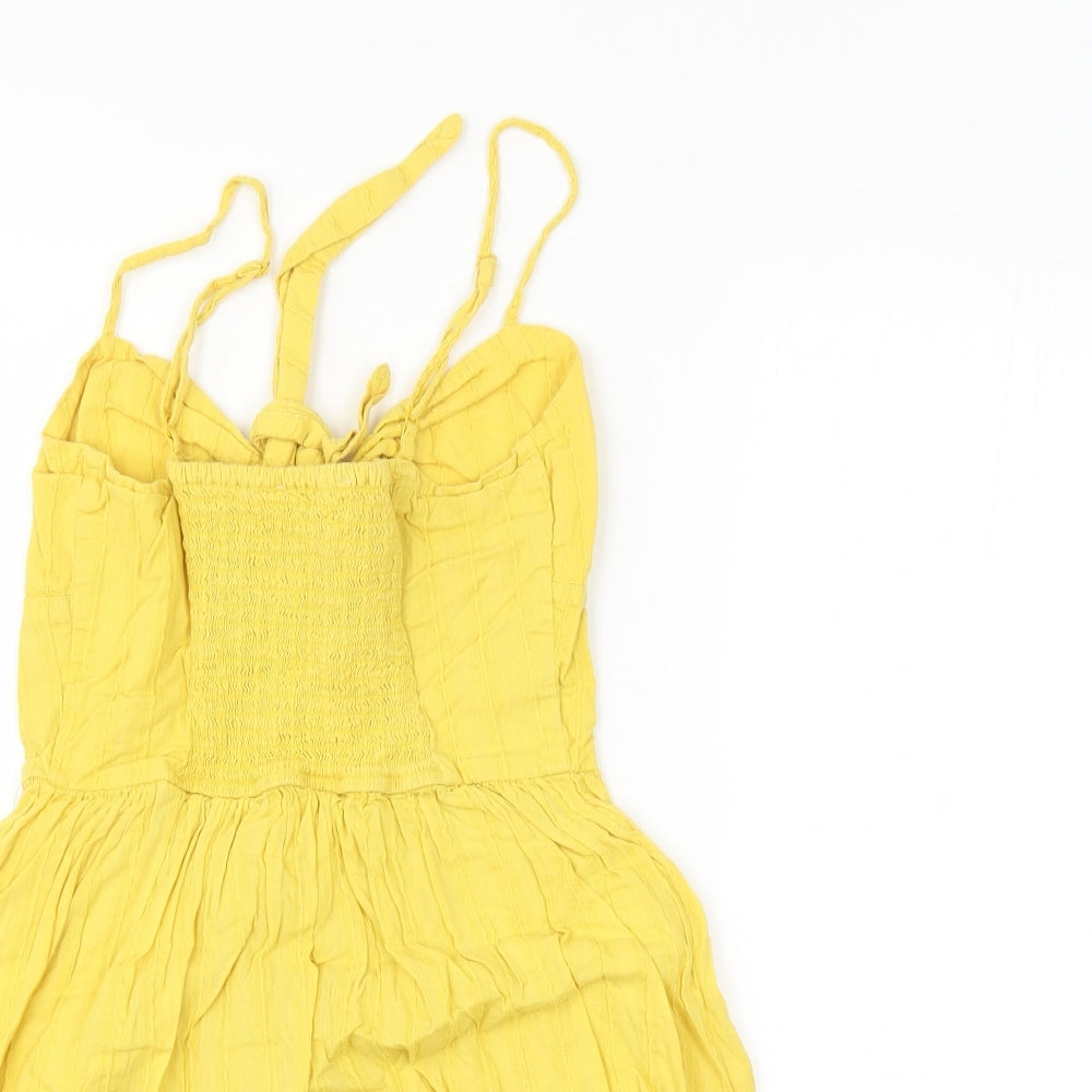 F&F Womens Yellow   A-Line  Size 8