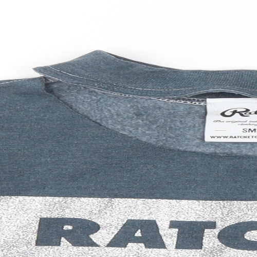 Ratchet Womens Blue   Pullover Sweatshirt Size S  - crop top