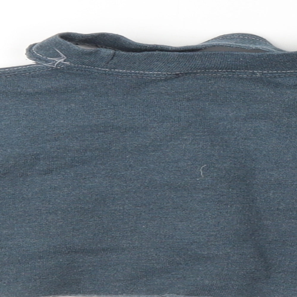 Ratchet Womens Blue   Pullover Sweatshirt Size S  - crop top