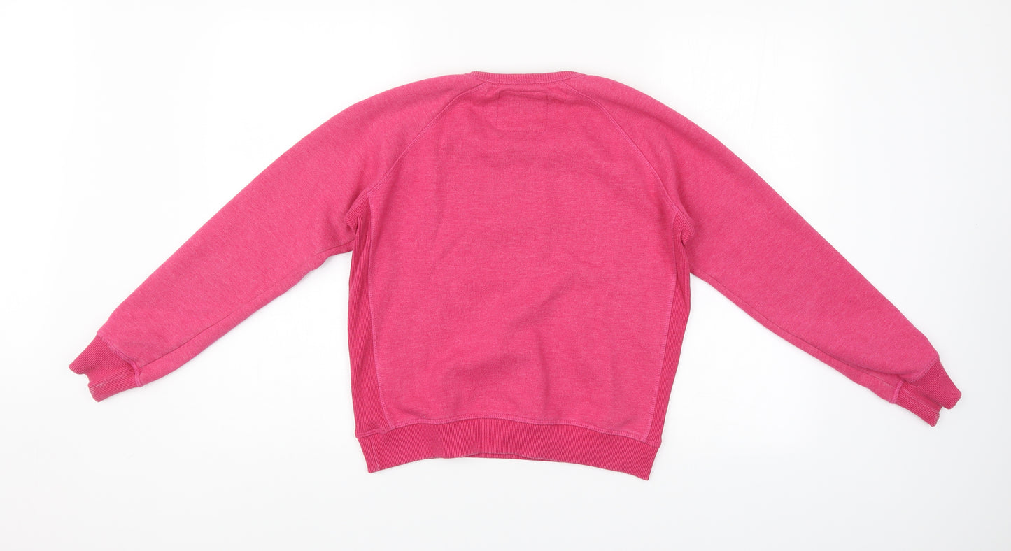 Superdry Womens Pink   Pullover Sweatshirt Size S