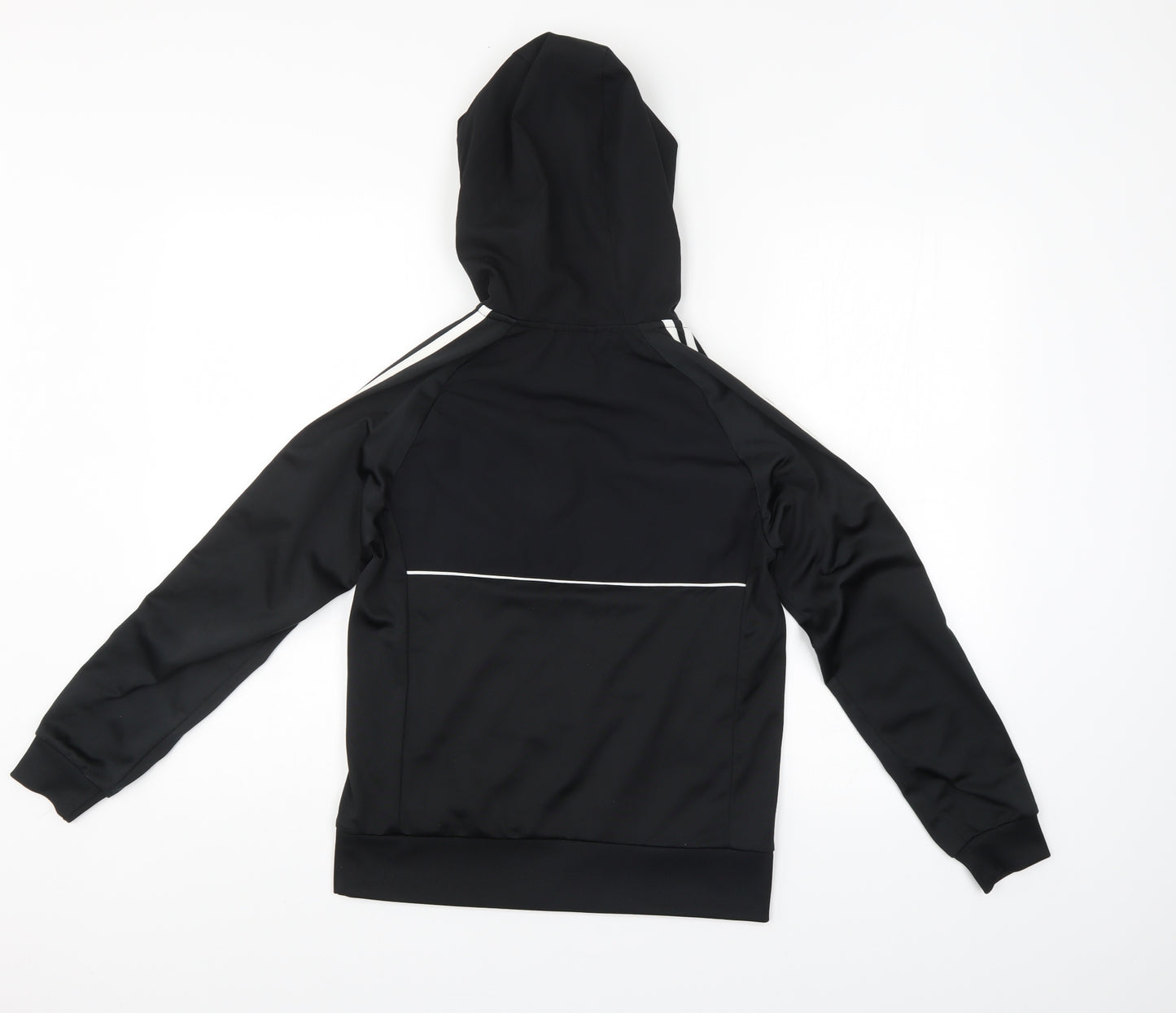 adidas Boys Black   Pullover Hoodie Size 11-12 Years