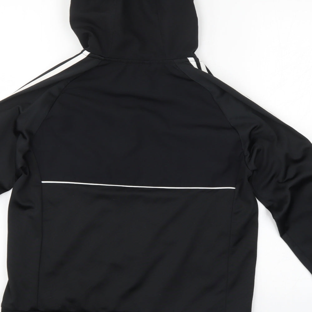 adidas Boys Black   Pullover Hoodie Size 11-12 Years