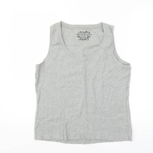 Cherokee Womens Grey   Basic Tank Size 20