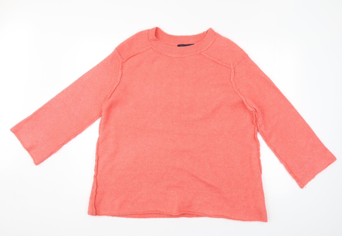 Zara Womens Orange   Pullover Jumper Size M