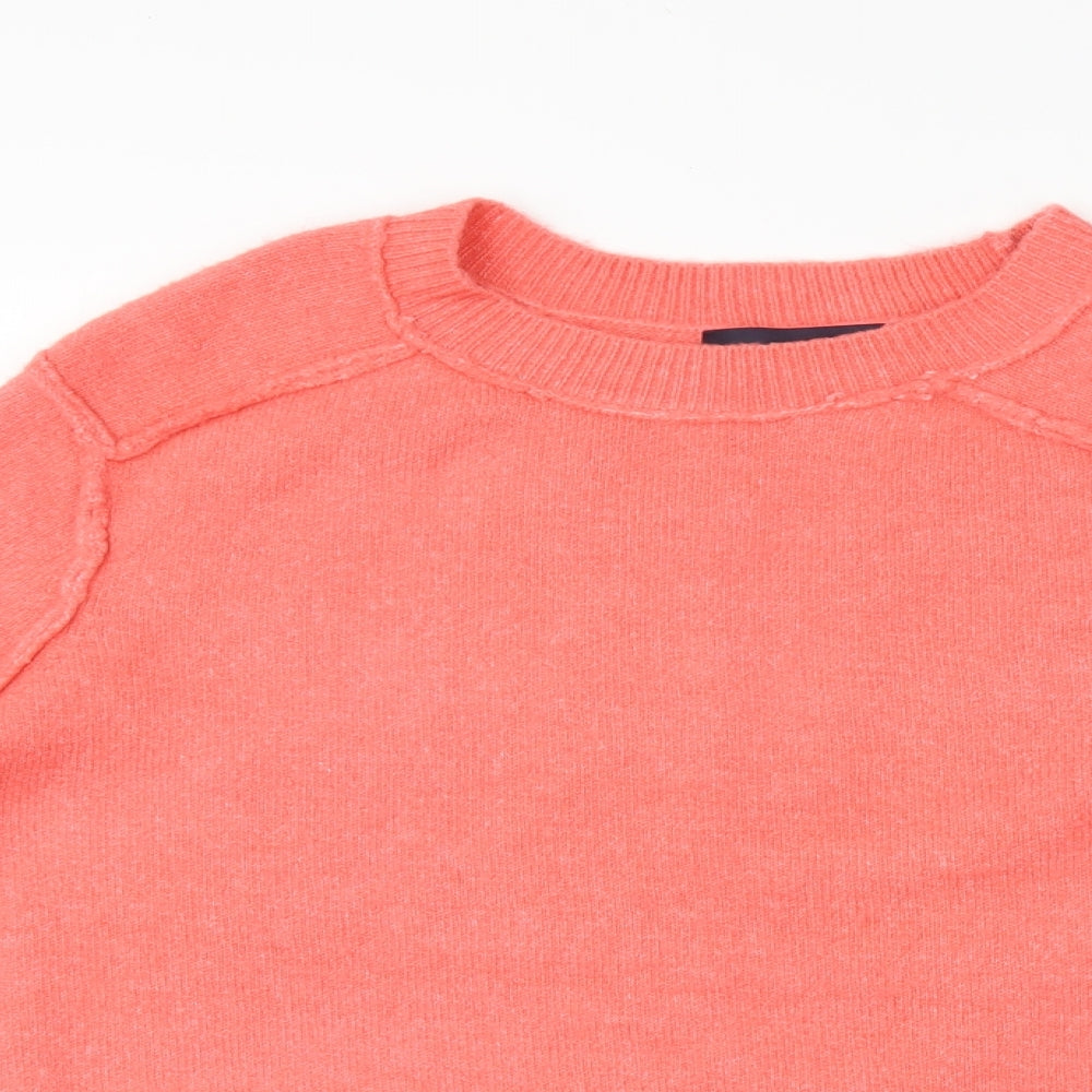 Zara Womens Orange   Pullover Jumper Size M