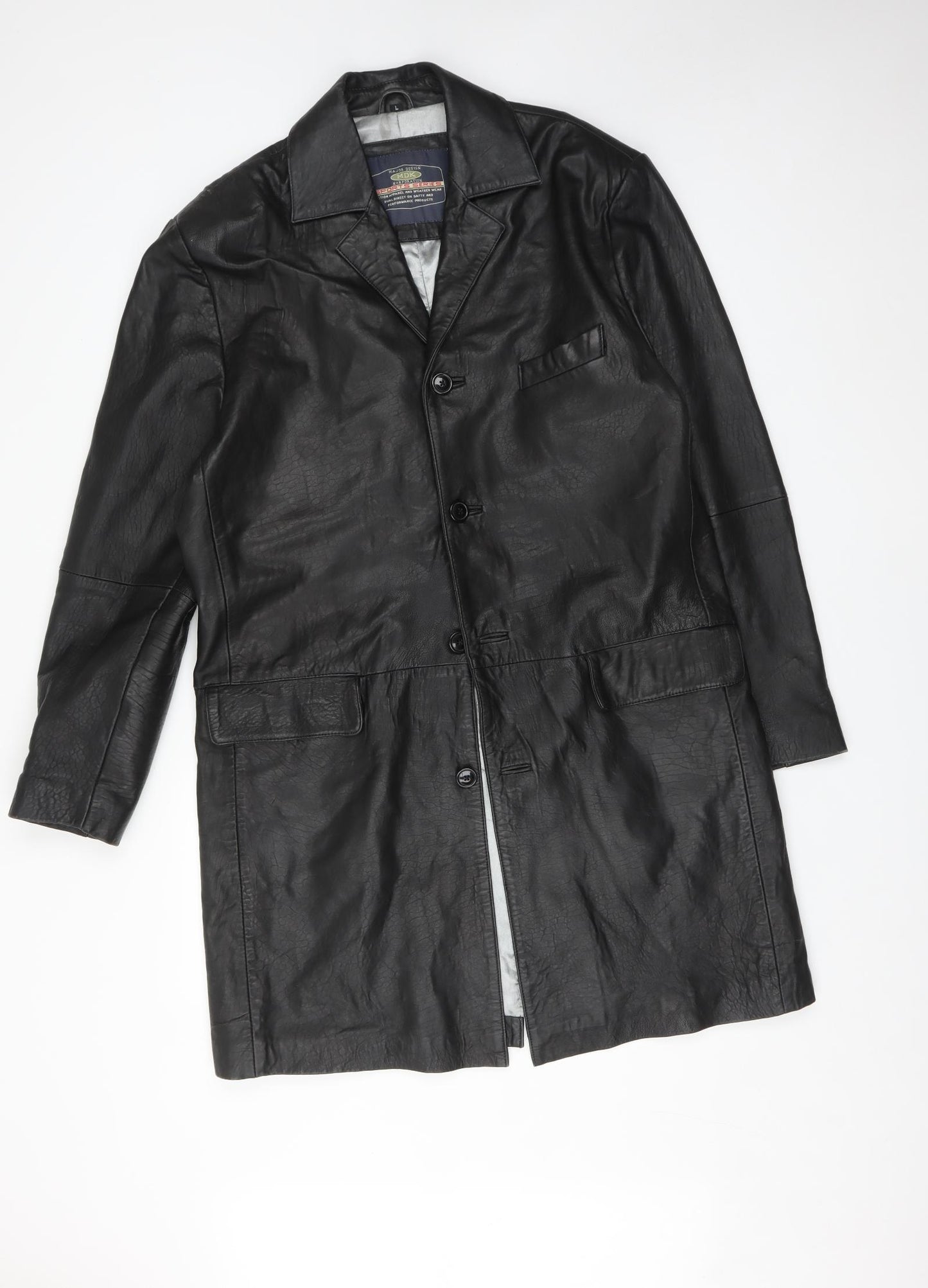 Preworn Mens Black   Jacket Coat Size L