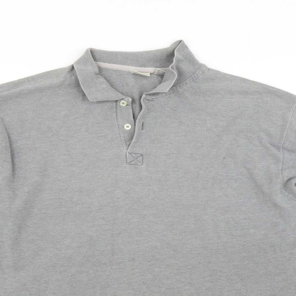 Gap Mens Grey    Polo Size L