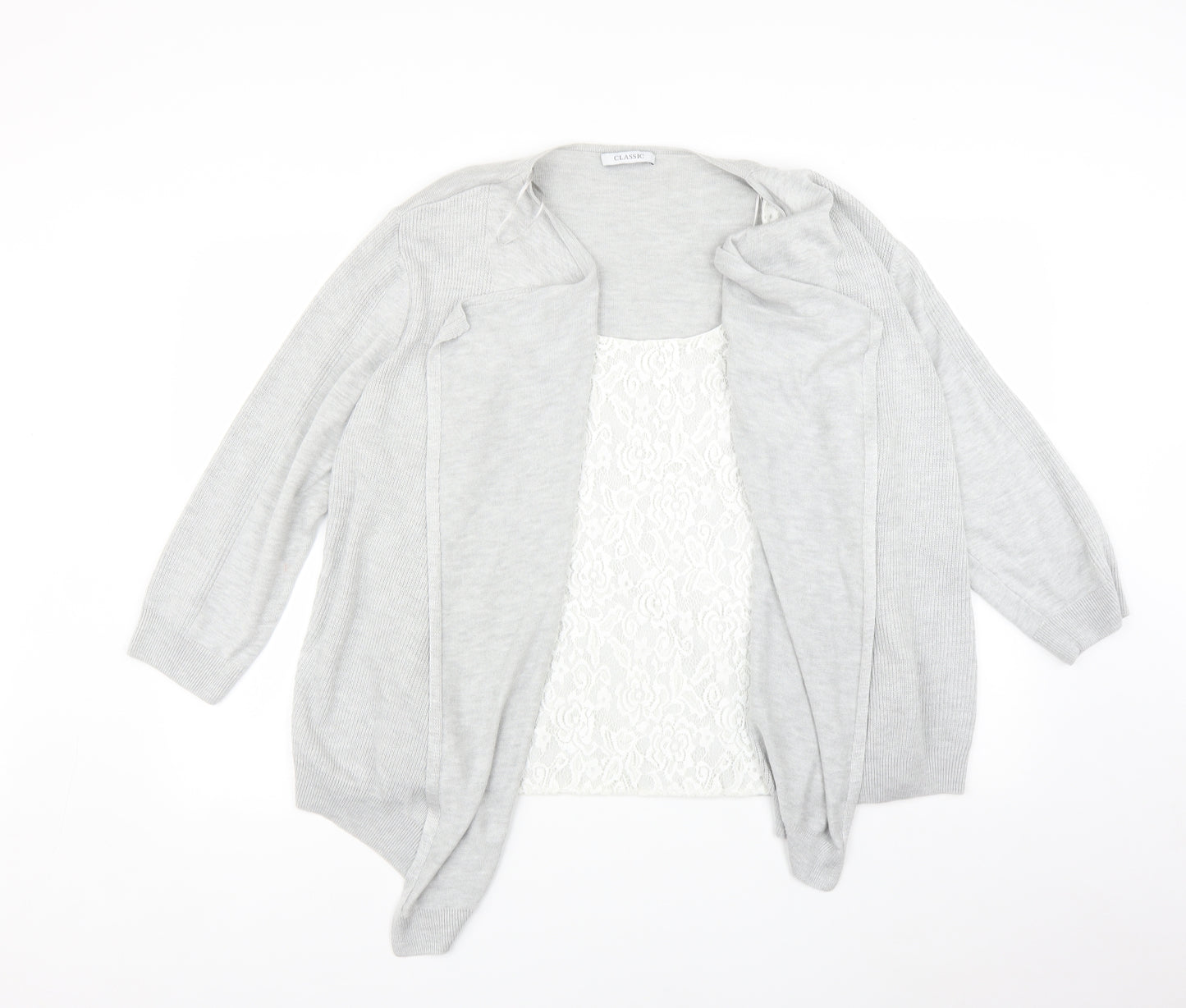 Marks and Spencer Womens Grey   Basic T-Shirt Size 20
