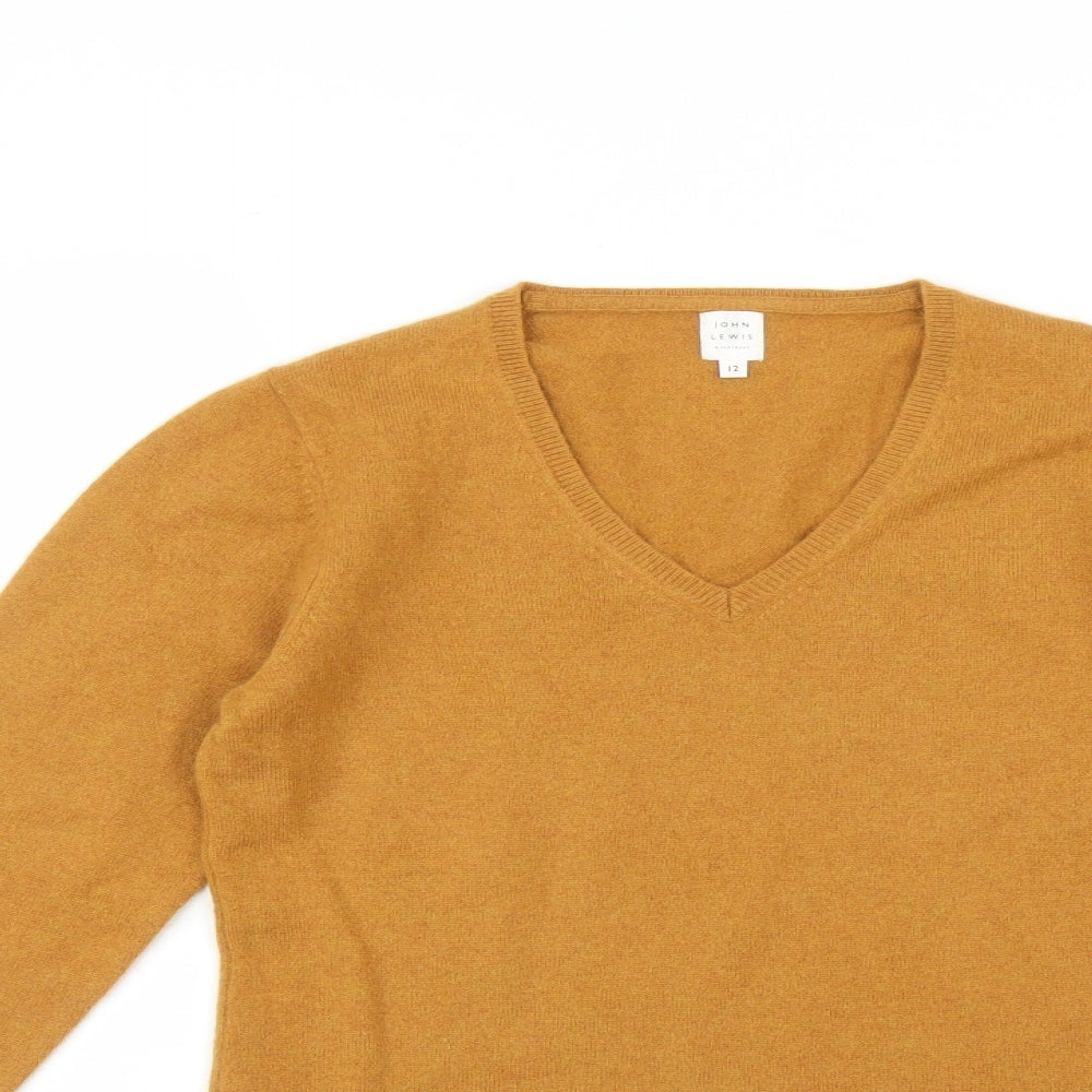 John Lewis Womens Brown   Pullover Jumper Size 12